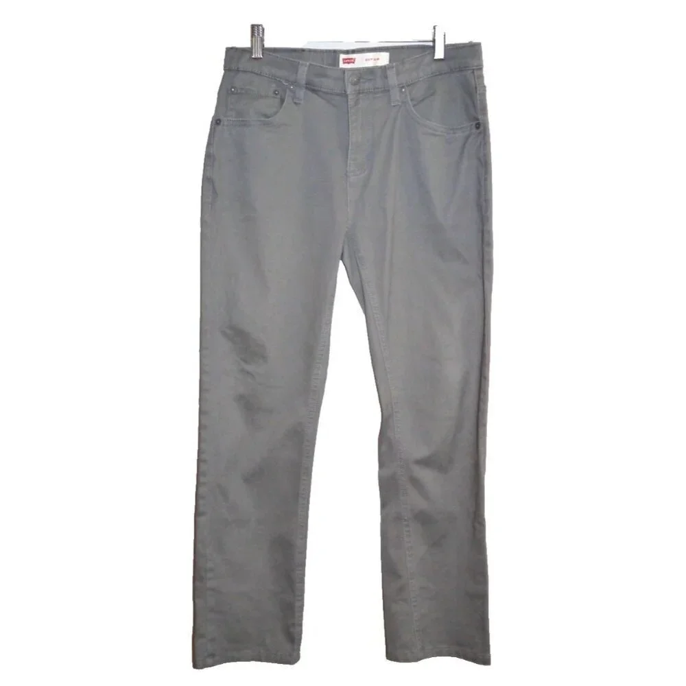 LEVIS gray 511 Slim jeans with adjustable waist band YOUTH size 18 REG 29/31